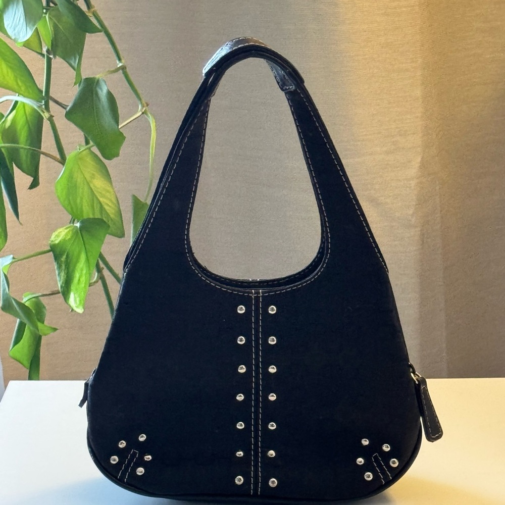 Elegant Black Studded Women's Bag